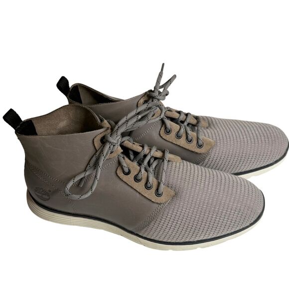 Timberland Men's Killington Leather Lace Up Chukka Ankle Boots Gray Size 11 - Picture 1 of 9
